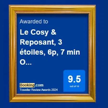 Apartment Le Cosy & Reposant, 3 Etoiles, 6p, 7 Min Ocean & Plage, *